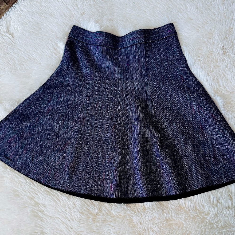 CLUB MONACO SKIRT MULTI COLOR PURPLE SKIRT S